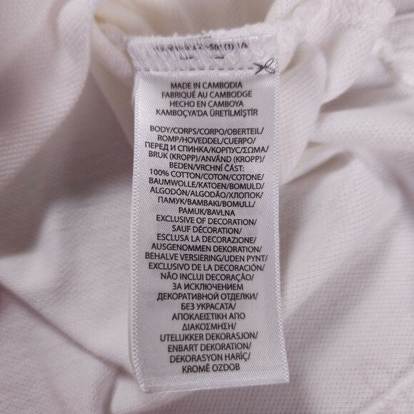 Polo Ralph Lauren Polo Shirt Mens XL White Big Pony 3 Sleeve Patch Embroidered - Picture 5 of 10